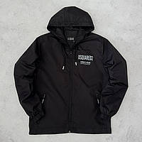 Вітрівка чоловіча DSQUARED2 чорна РОЗПРОДАЖ