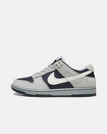 Чоловічі Кросівки Nike SB Dunk Low Grey Black White / Найк СБ Данк Низькі Сірі з Чорним та Білим, фото 1