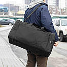 Дорожня спортивна сумка Nike Fat чорна тканинна для поїздок та тренувань у залі на 60 літрів Якісна, фото 5