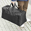 Дорожня спортивна сумка Nike Fat чорна тканинна для поїздок та тренувань у залі на 60 літрів Якісна, фото 8