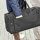 Дорожня спортивна сумка Nike Fat чорна тканинна для поїздок та тренувань у залі на 60 літрів Якісна, фото 7