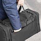 Дорожня спортивна сумка Nike Fat чорна тканинна для поїздок та тренувань у залі на 60 літрів Якісна, фото 4