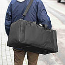 Дорожня спортивна сумка Nike Fat чорна тканинна для поїздок та тренувань у залі на 60 літрів Якісна, фото 6