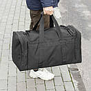 Дорожня спортивна сумка Nike Fat чорна тканинна для поїздок та тренувань у залі на 60 літрів Якісна, фото 2