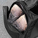 Дорожня спортивна сумка Nike Fat чорна тканинна для поїздок та тренувань у залі на 60 літрів Якісна, фото 9