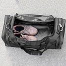 Дорожня спортивна сумка Nike Fat чорна тканинна для поїздок та тренувань у залі на 60 літрів Якісна, фото 10