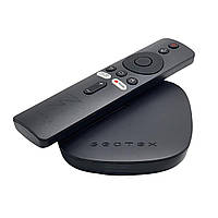 Смарт HD медіаплейєр Geotex GTX-R3i 2/16Gb Android Wi-Fi Ethernet с Bluetooth голос пультом Black