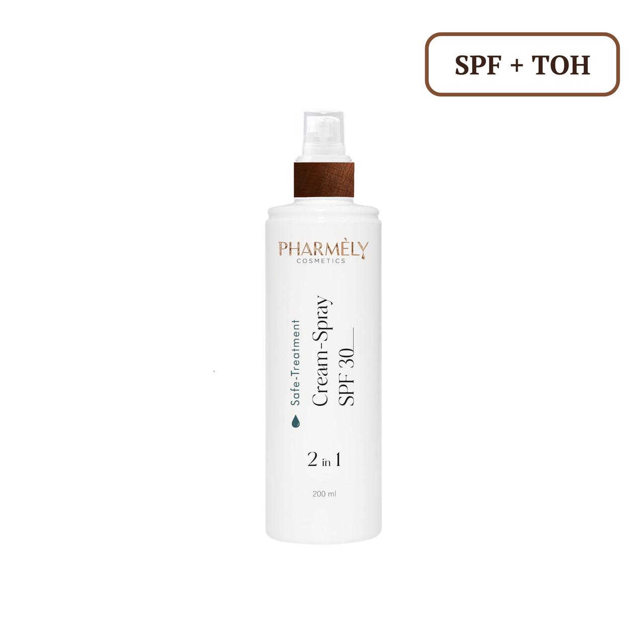 Крем-спрей SPF 30 з тонуючим ефектом Pharmely 2 in 1 Cream-Spray SPF 30