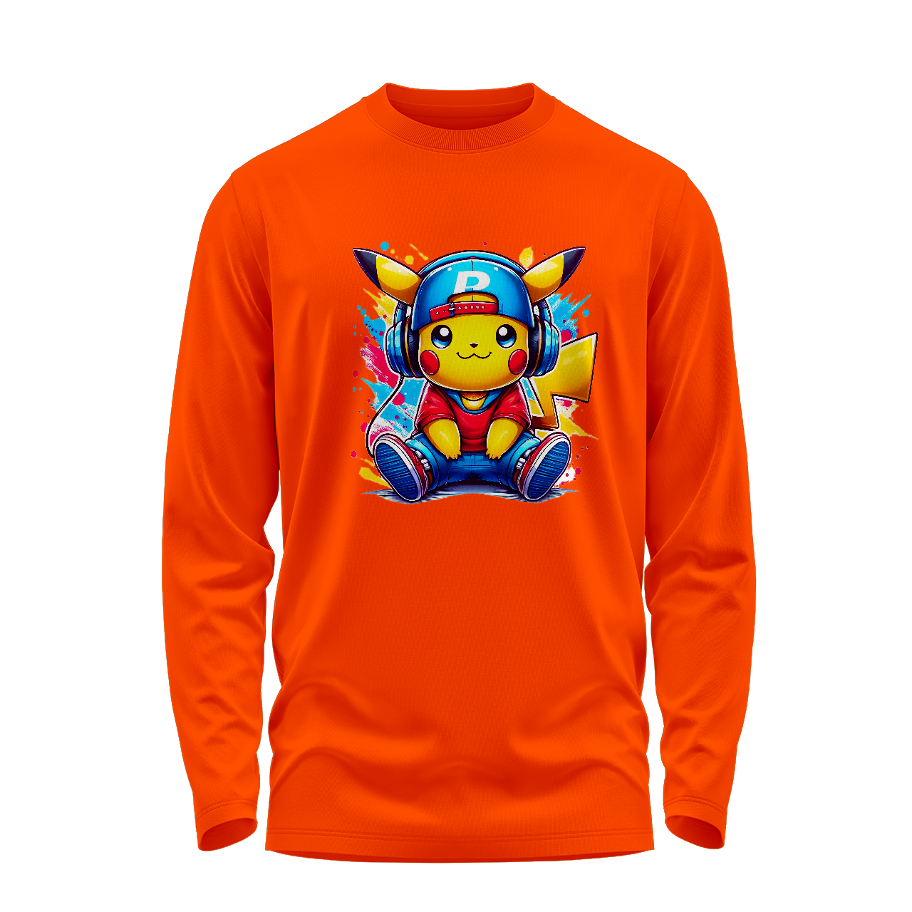 Дитяча кофта лонгслів для хлопчика Pikachu, 4-16 років, фото 1