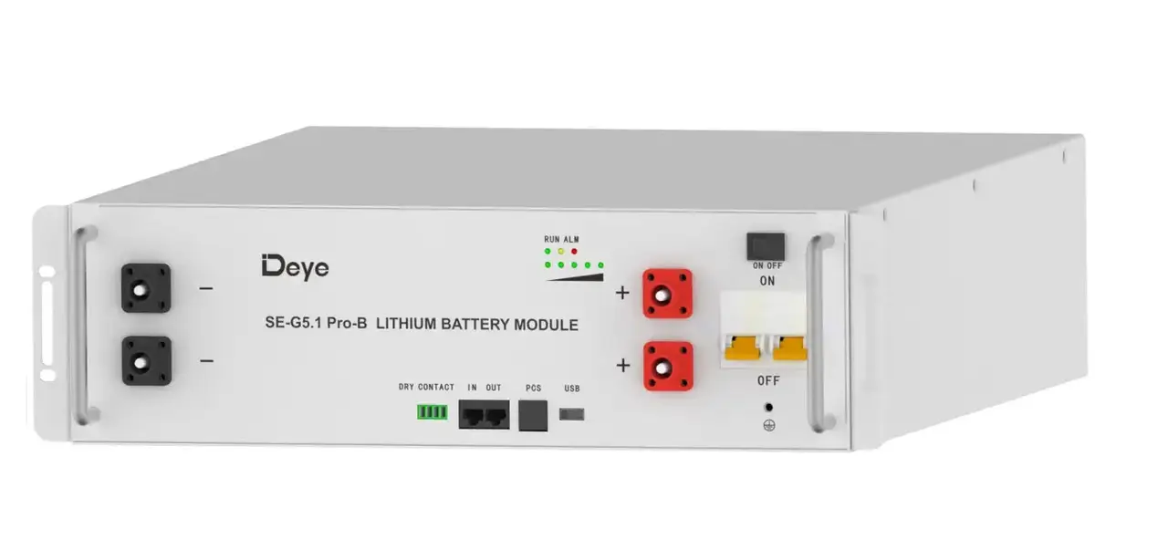 Акумуляторна батарея Deye SE-G5.1 Pro-B (LiFePO4 51,2V 100Ah 5,12kWh), фото 1