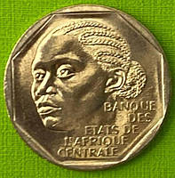 Монета Чад 500 франків 1985 р. UNC