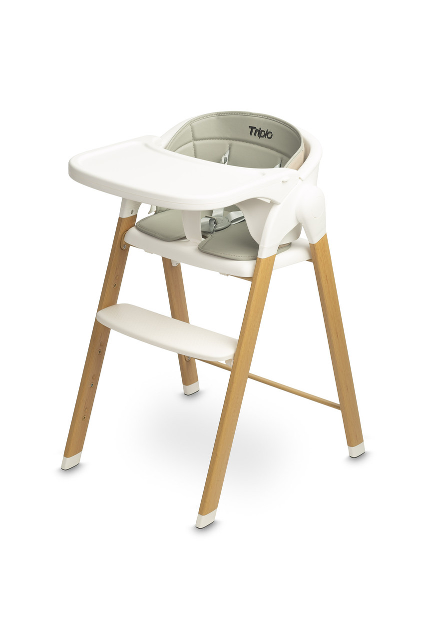 Стільчик для годування 3 в 1 Caretero Triplo Grey, фото 1