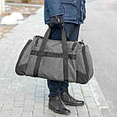 Дорожня спортивна сумка Anta Gray для тренувань та поїздок на 47 літрів сірого кольору, фото 7