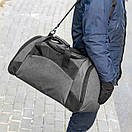 Дорожня спортивна сумка Anta Gray для тренувань та поїздок на 47 літрів сірого кольору, фото 4