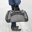 Дорожня спортивна сумка Anta Gray для тренувань та поїздок на 47 літрів сірого кольору, фото 6