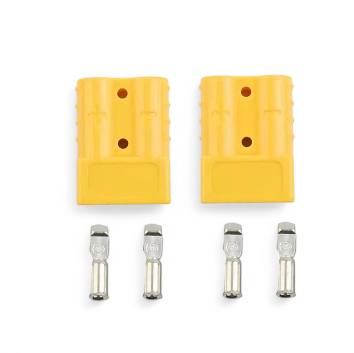 Конектор, роз'єм Леонардо 600 вольтів 50 ампер комплект 2 шт. жовтий, фото 1