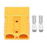 Конектор, роз'єм Леонардо 600 вольтів 50 ампер комплект 2 шт. жовтий, фото 4