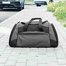 Дорожня спортивна сумка Anta Gray для тренувань та поїздок на 47 літрів сірого кольору, фото 9