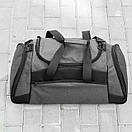 Дорожня спортивна сумка Anta Gray для тренувань та поїздок на 47 літрів сірого кольору, фото 8