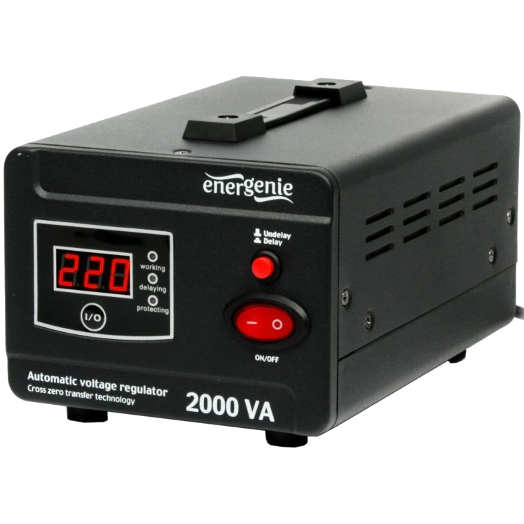Автоматичний регулятор EnerGenie EG-AVR-D2000-01 2000ВА, фото 1