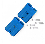 Конектор, роз'єм Леонардо 600 вольтів 50 ампер комплект 2 шт. синій, фото 2