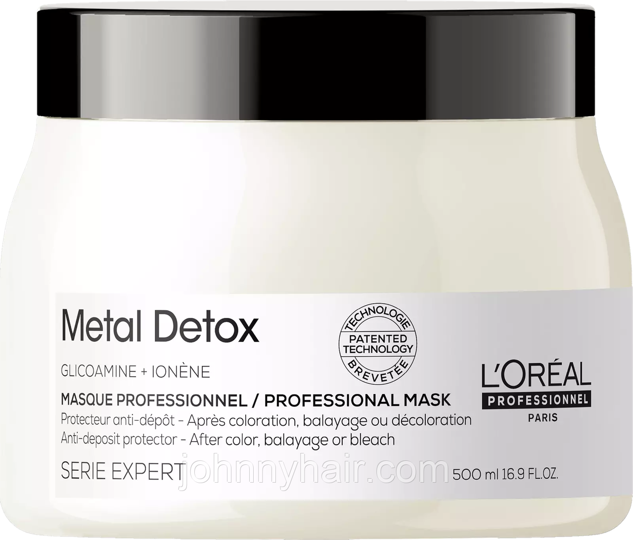 L’Oréal Professionnel Serie Expert Metal Detox глибоко поживна маска для фарбованого та пошкодженого волосся 500 мл, фото 1