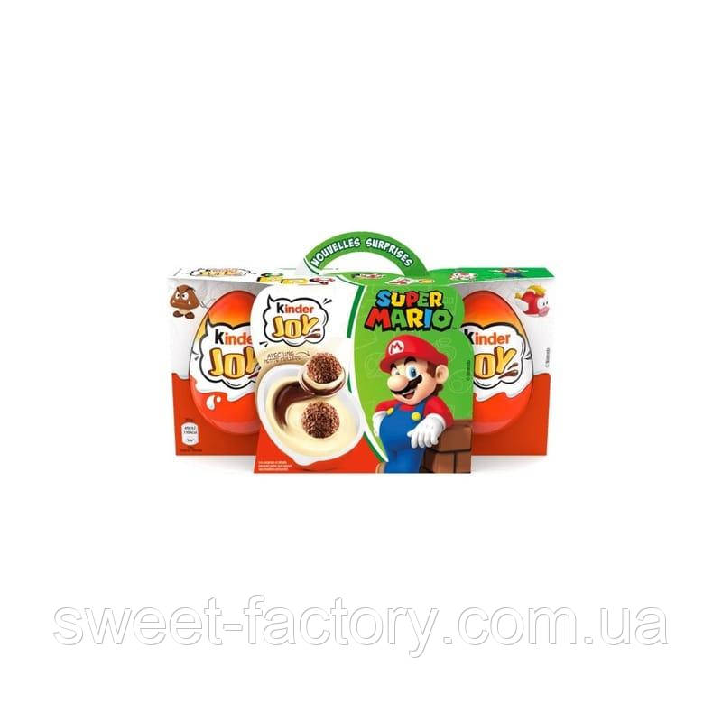 Шоколадні яйця Kinder Joy Super Mario 3s 60g