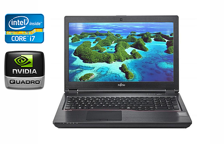 Ноутбук Fujitsu Celsius H780/ 15.6" (1920x1080)/ Core i7-8750H/ 32 GB RAM/ 512 GB SSD/ Quadro P600 4GB, фото 1