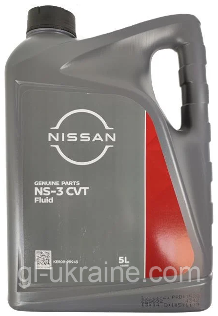 Трансмісійна олива Nissan CVT NS-3, 5л (KE909-99943)