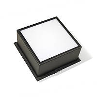 LED світильник Grilliato 7W/12W чорний, нейтральний білий, 100 Лм, 185-240 V, >80 Ra, 100х100 мм, 7Вт/12Вт,,