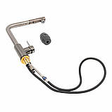 FC-3 змішувач кухонний з висувною лійкою ТМ Platinum (PVD чорний), фото 2