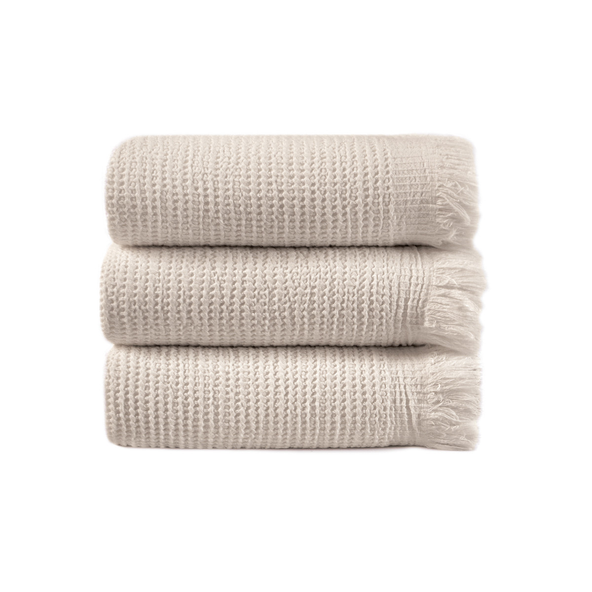 Набір рушників Lotus Home — Rius natural бежевий 30*50 (3 од.), фото 1