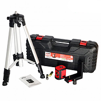 Професійний лазерний нівелір STARK LL-202G SET зі штативом та кейсом: зелений промінь, 30м (290150026) EHA
