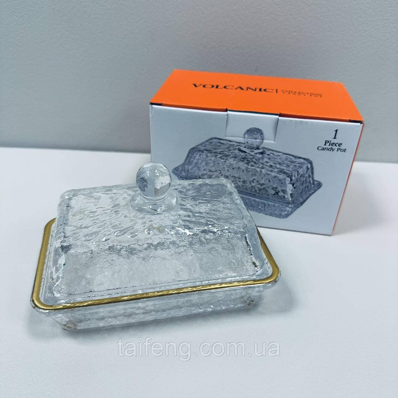 Маслянка скляна 16,5х10х11 см Stenson R32758