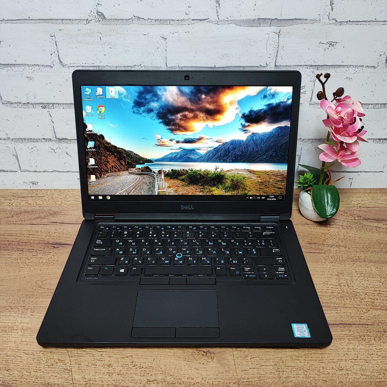 Б/в Ноутбук Dell Latitude 5480 14" 1366x768| Core i5-7300U| 16 GB RAM| 256 GB SSD| HD 620