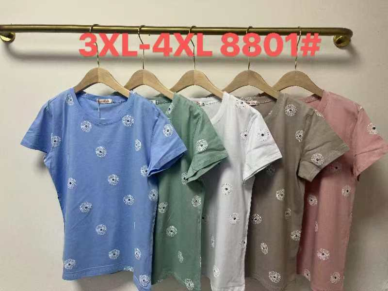 Чоловіча футболка трикотаж мікс кольорів розмір 3xl -4xl у пачці від 12 шт.