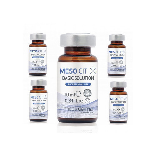 Базова сироватка Meso Cit Basic Solution Medi+derma, 5х10 мл, фото 1