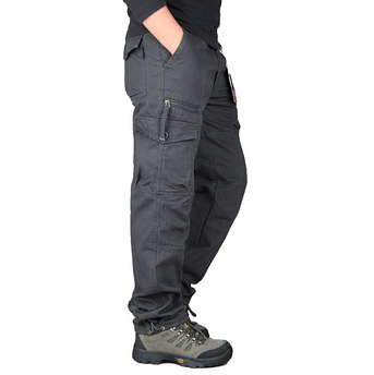 Тактичні штани карго Combat X Cargo Сірий Розмір L