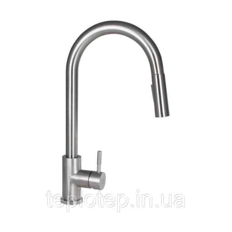 Змішувач для кухні Lidz Aria 015FL2 (k35) LDARI015FL2NKS43397 Nickel, фото 1