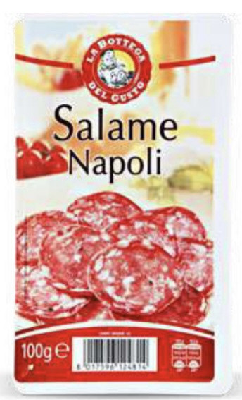 Салямі нарізка Salame Napoli La Bottega Del Gusto 100гр