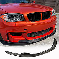 Накладка на передній бампер Карбон V2 (для 1M E82) для BMW 1 серія E81/82/87/88 2004-2011 рр