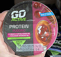 Пудинг з вишневим джемом протеїновий Go Active 16 гр білка / 200гр