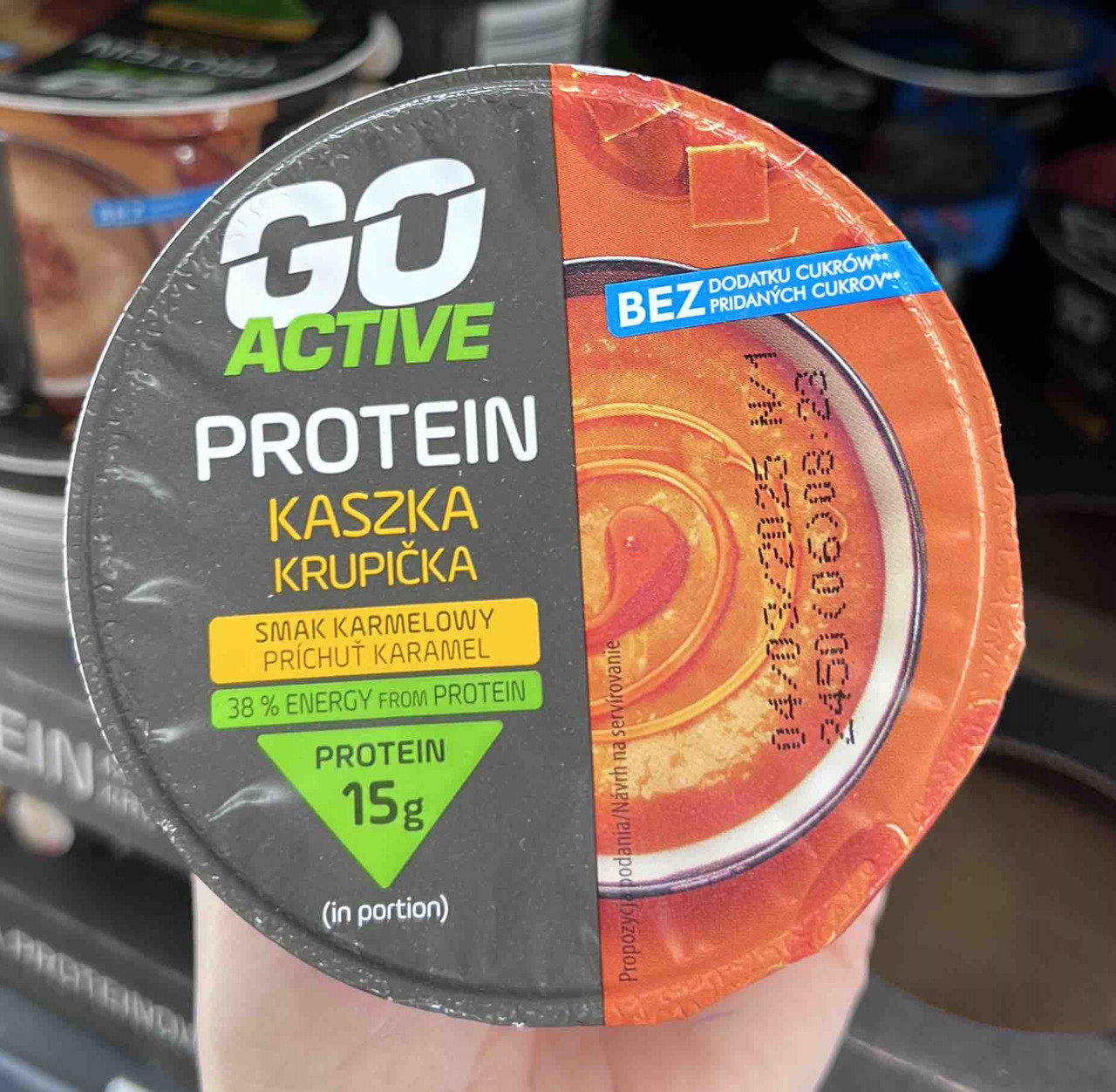 Кашка протеїнова карамельна Go Active 15 гр білька / 200гр
