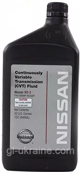 Трансмісійна олива Nissan CVT NS-3, 946 мл (999MP-CV0NS3)