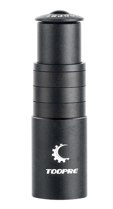 Подовжувач штока вилки руля велосипеда Toopre 124 мм чорний, фото 1