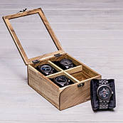 Коробочка для годинників Органайзер Шкатулка Підставка для наручних годинників з персоналізацією