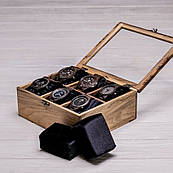 Органайзер - коробочка для зберігання наручних годинників з індивідуальним логотипом