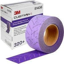Шліфувальні смужки Р320+ в рулоні 3M 737U Cubitron II Hookit 70мм*12метрів (під шліфок 70х400, 70х198, 70х127)