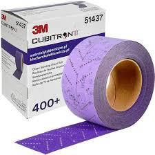 Шліфувальні смужки Р400+ в рулоні 3M 737U Cubitron II Hookit 70мм*12метрів (під шліфок 70х400, 70х198, 70х127)