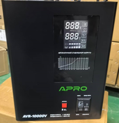 Стабілізатор напруги релейний AVR-10000V (підвісний) APRO